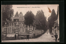 CPA Mainneville, Rue Du Pays  - Other & Unclassified