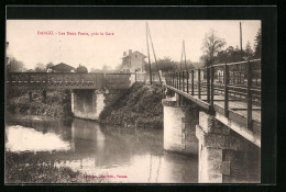 CPA Dangu, Les Deux Ponts  - Dangu