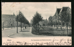 AK Hamburg-Altona, Fritz Reuterstrasse Mit Maschinenbauschule  - Altona