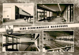 73900616 Magdeburg Elbe Schwimmhalle Details Magdeburg - Maagdenburg