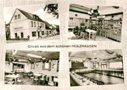 73704261 Holzhausen Luebbecke Gasthaus Albert Huellhorst Innen Und Aussen Holzha - Getmold