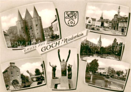 73704241 Goch Steintor Markt Stadtpark Schwanenteich Nierspartie Goch - Goch