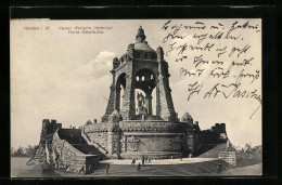 AK Minden I. W., Kaiser Wilhelm-Denkmal, Porta Westfalica  - Autres & Non Classés