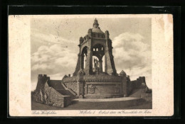 AK Porta Westfalica, Kaiser-Wilhelm-Denkmal, Wilhelm Der I.  - Autres & Non Classés