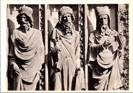 30-4-2024 (3 Z 26 A) Very Old  (2 B/w Potcards) Religious  - Strasbourg Cathedral - Prophètes - Gesù