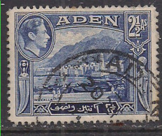 Aden 1939 -48 KGV1 2  1/2 Annas Blue Used SG 21 ( H298 ) - Aden (1854-1963)