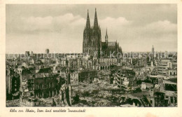 73703172 Koeln Rhein Dom Und Zerstoerte Innenstadt Koeln Rhein - Koeln