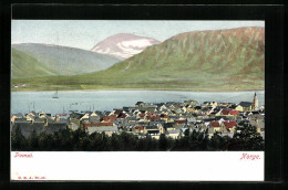 AK Tromsö, Teilansicht Der Stadt Mit Fjord  - Noorwegen