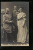 AK Grossherzog Von Oldenburg Mit Prinz Eitel Friedrich Und Seine Braut  - Königshäuser