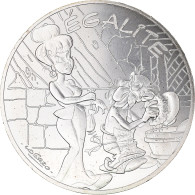 France, 10 Euro, Astérix Égalité (La Zizanie), 2015, Paris, B.D, FDC, Argent - Frankreich