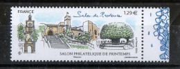 FR 2024 -" SALON PHILATELIQUE DE PRINTEMPS-Salon De Provence  " 1 T  LV 20g  à 1.29 € - 1 Marge Droit Illustrée - Neuf** - Unused Stamps