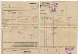 Germany 1941 Deutsche Reichsbahn Frachtbrief (Waybill); Berlin-Marienfelde To Bruchmühlen - Covers & Documents