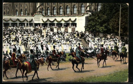 AK Kaiserhuldigung, Festzug 1908  - Familles Royales