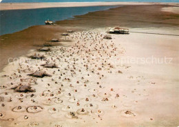 73686612 St Peter-Ording Sandbank Mit Arche Noah Fliegeraufnahme St Peter-Ording - St. Peter-Ording