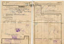 Germany 1936 Deutsche Reichsbahn-Gesellschaft Frachtbrief (Waybill); Pockau-Lengefeld To Bruchmühlen - Covers & Documents