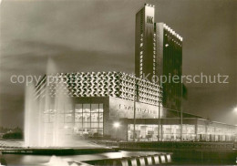 73686562 Karl-Marx-Stadt Stadthalle Mit Interhotel Kongress Springbrunnen Nachta - Chemnitz