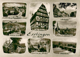 73686520 Esslingen Neckar Kirchen Rathaus Marktplatz Burg Neckarhalde Kanal An D - Esslingen