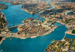 73686481 Stockholm City On The Water In The Centre The Old Town Aerial View Stoc - Sweden