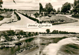 73686407 Eckernfoerde Uferpromenade Park Konzertpavillon Strand Fischerhafen Eck - Eckernförde