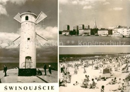 73686377 Swinoujscie Swinemuende Muehlenbake Mole Faehrhafen Strand Swinoujscie  - Polonia