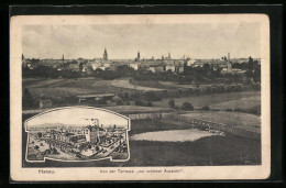 AK Hanau, Von Der Terrasse Zur Schönen Aussicht  - Hanau