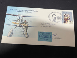 30-4-2023 (3 Z 29) Australia FDC (1 Cover) 1981 - 50th Anniversary Francis Chichesters (signed) - Sobre Primer Día (FDC)