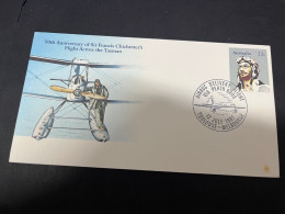 30-4-2023 (3 Z 29) Australia FDC (1 Cover) 1981 - 50th Anniversary Francis Chichesters (Airbus Delivery Via Perh) - Ersttagsbelege (FDC)