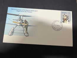 30-4-2023 (3 Z 29) Australia FDC (1 Cover) 1981 - 50th Anniversary Francis Chichesters (Jervis Bay ACT P/m) - Sobre Primer Día (FDC)