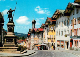 73686212 Bad Toelz Altstadt Mit Marktstrasse Und Denkmal Bad Toelz - Bad Toelz