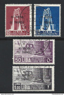 1937 LIBIA, N° 142/143 + PA 32/33  SERIE USATA - Libyen