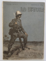 Bs5 Rivista Mensile La Lettura  Illustatore Militare Pubblicita' Cioccolata 1912 - Zeitschriften & Kataloge