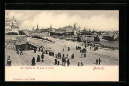 AK Moscou, Le Kremlin Vu Du Pont De Pierre  - Russie