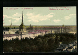 AK St. Pétersbourg, L`admirauté Et La Palais D`hiver  - Russland