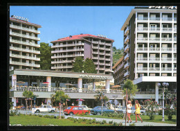 AK Portorose, Blick Auf Terrassen-Restaurant Vor Hotelbauten  - Slovenië