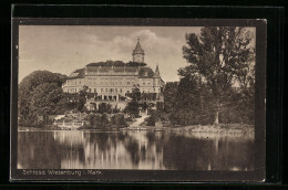 AK Wiesenburg I. Mark, Schloss Vom Wasser Aus Gesehen  - Autres & Non Classés