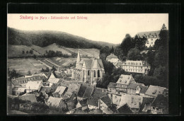 AK Stolberg / Harz, Schloss Mit Schlosskirche  - Stolberg (Harz)