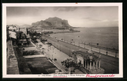 Cartolina Palermo, Foro Umberto I. E Monte Pellegrino  - Palermo