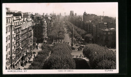 Postal Barcelona, Paseo De Gracia  - Barcelona