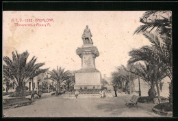 Postal Barcelona, Monumento A Roca Y Pi.  - Barcelona