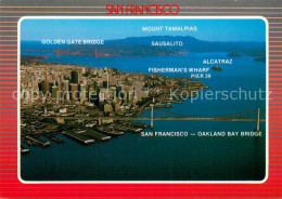 73712004 San_Francisco_California Golden Gate Bridge Fishermans Wharf Oakland Ba - Andere & Zonder Classificatie