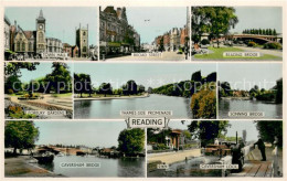 73641323 Reading Town Hall Broad Street Reading Bridge ForburyGardens Thames Sid - Other & Unclassified