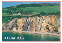 73637861 Alum Bay Standstone Cliffs Aerial View Alum Bay - Autres & Non Classés