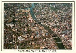 73636135 Glasgow And The River Clyde Aerial View Glasgow - Sonstige & Ohne Zuordnung