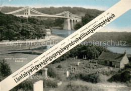 73631157 Menai Bangor Suspension Bridge Llanfair Church Menai Bangor - Altri & Non Classificati