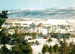 73625047 Karasjok The Inn With The Scools Beyond River Karasjokka Karasjok - Noruega