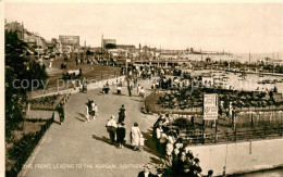 73620526 Southend-on-Sea The Front Leading To The Kursaal Valentine's Post Card  - Autres & Non Classés