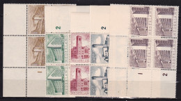 1955 Zomerzegels Complete Postfrisse Serie In Hoekblokken Van 4 NVPH 655 / 659 - Nuovi