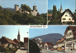 12107080 Oensingen Burg Kirche  Oensingen - Autres & Non Classés