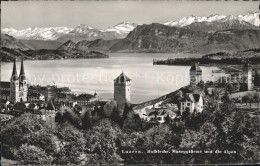 12090380 Luzern LU Hofkirche Museggtuerme Alpen Luzern - Sonstige & Ohne Zuordnung