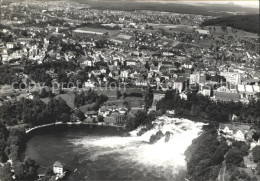 12085340 Neuhausen Rheinfall Fliegeraufnahme Mit Rheinfall Schaffhausen - Sonstige & Ohne Zuordnung